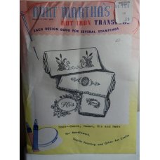 Aunt Martha's Hot Iron Transfers Patterns 3668 