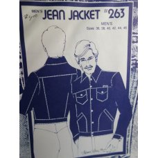 Men's Jean Jacket Sewing Patterns 263 