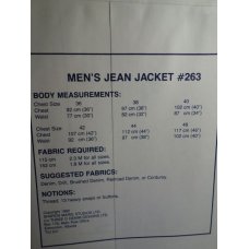 Men's Jean Jacket Sewing Patterns 263 