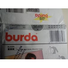 Burda Sewing Pattern 3649 