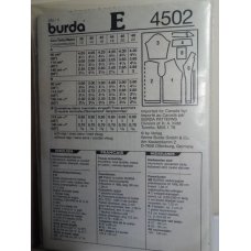 Burda Sewing Pattern 4502 