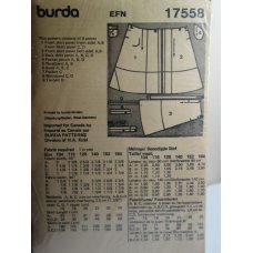 BURDA Sewing Pattern 17558 