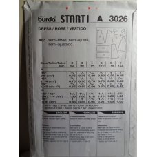 BURDA Sewing Pattern 3026 