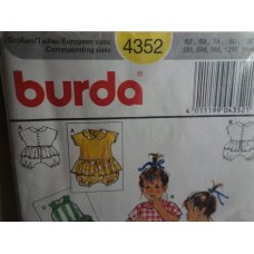 BURDA Sewing Pattern 4352 