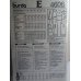 BURDA Sewing Pattern 4606 