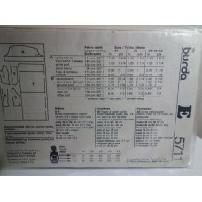BURDA Sewing Pattern 5711 