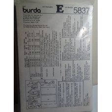 BURDA Sewing Pattern 5837 