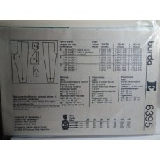 BURDA Sewing Pattern 6395 