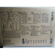 BURDA Sewing Pattern 6785 