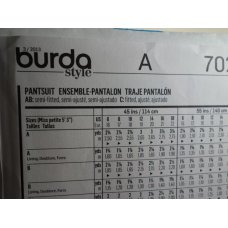 BURDA Sewing Pattern 7027
