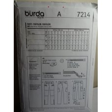 Burda Sewing Pattern 7214 