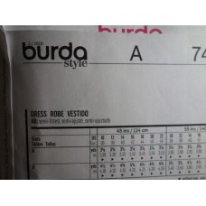 BURDA Sewing Pattern 7448 