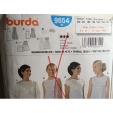 BURDA Sewing Pattern 9654 