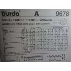 Burda Sewing Pattern 9678 