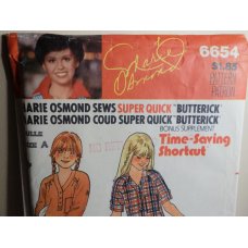 Butterick Marie Osmond Sewing Pattern 6654 