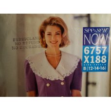 Butterick See and Sew Sewing Pattern 6757 