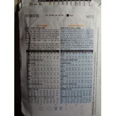 Butterick Sewing Pattern 3652 