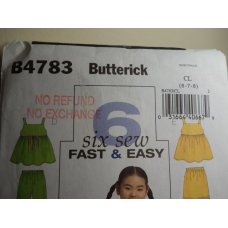 Butterick Sewing Pattern 4783 
