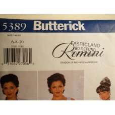 Butterick Sewing Pattern 5389 