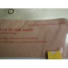 From The Heart Cross Stitch Seashells in the Sand 53921