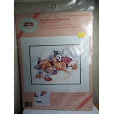 From The Heart Cross Stitch Seashells in the Sand 53921
