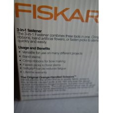 Brand New FISKARS 3 IN 1 Floral Fastener, SEALED Box