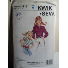 KWIK SEW Sewing Pattern 1412 