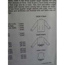 KWIK SEW Sewing Pattern 2966 
