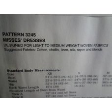 KWIK SEW Sewing Pattern 3245 
