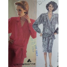 McCalls Liz Claiborne Sewing Pattern 2068 