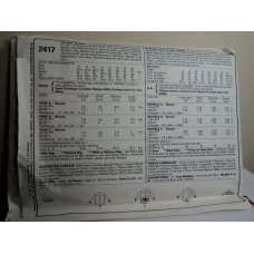 McCalls Sewing Pattern 2417 
