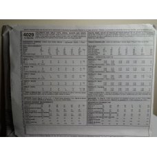 McCalls Sewing Pattern 4029 