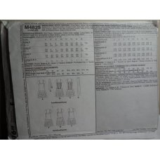 McCalls Sewing Pattern 4825 
