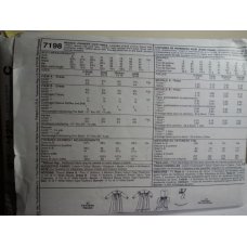 McCalls Sewing Pattern 7198 