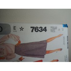 McCalls Sewing Pattern 7634 