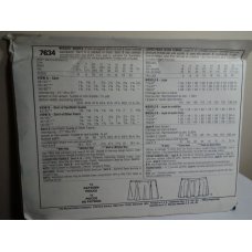 McCalls Sewing Pattern 7634 