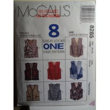 McCalls Sewing Pattern 8285