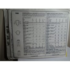 McCalls Sewing Pattern 2463 