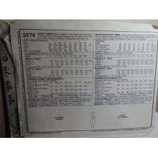 McCalls Sewing Pattern 3574 