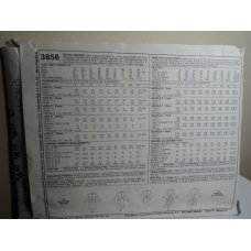 McCalls Sewing Pattern 3856 