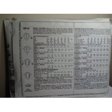 McCalls Sewing Pattern 3914 