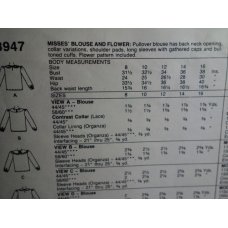 McCalls Sewing Pattern 3947 