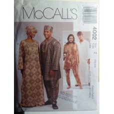 McCalls Sewing Pattern 4002 