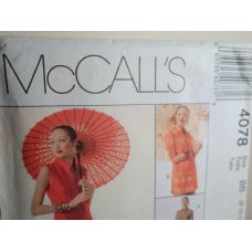 McCalls Sewing Pattern 4078 