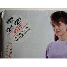 McCalls Sewing Pattern 4212 