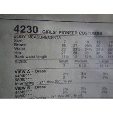 McCalls Sewing Pattern 4230 