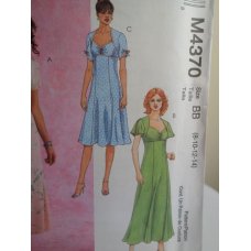 McCalls Sewing Pattern 4370 