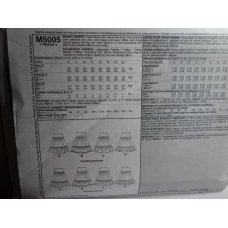 McCalls Sewing Pattern 5005 