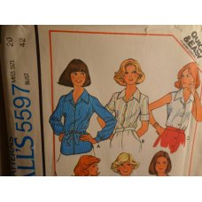McCalls Sewing Pattern 5597 