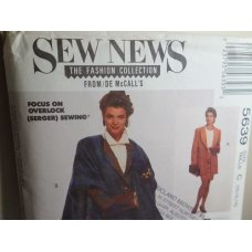 McCalls Sewing Pattern 5639